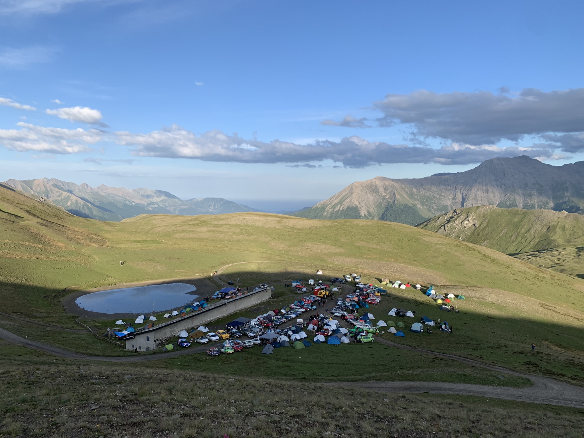 Second day camp at the Rifugio dell'Assietta