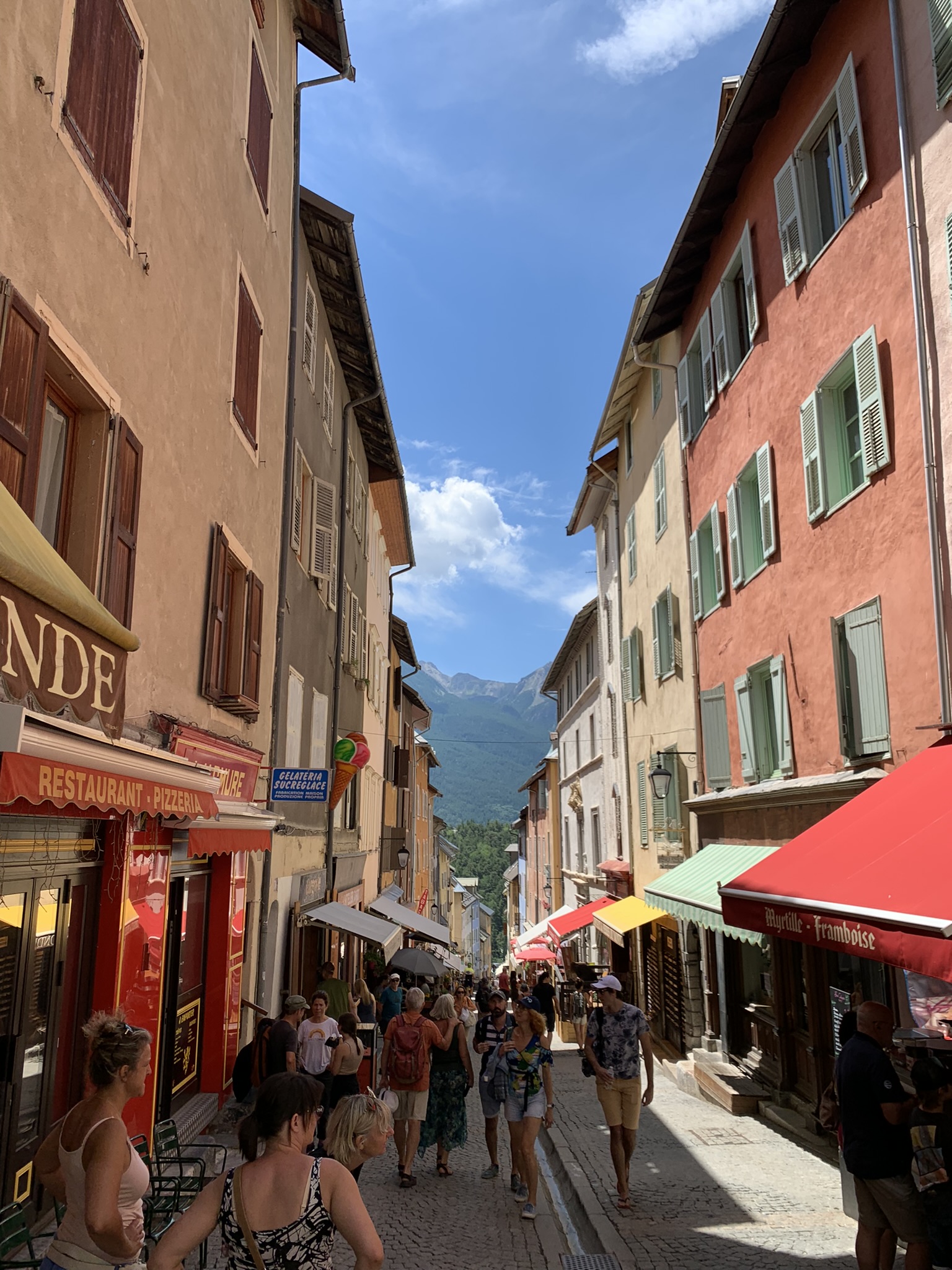 The Grande Gargouille street of Briançon