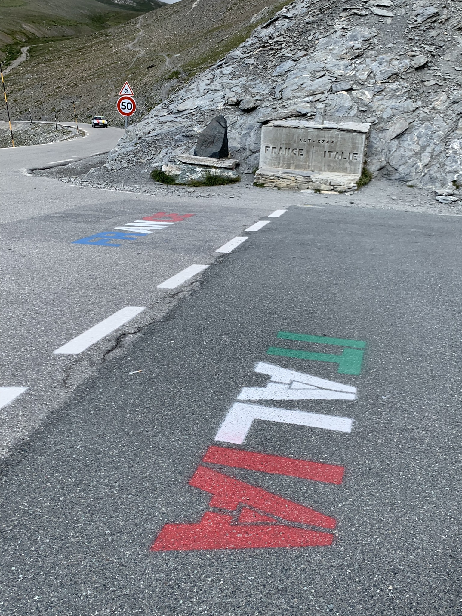 France and Italia border