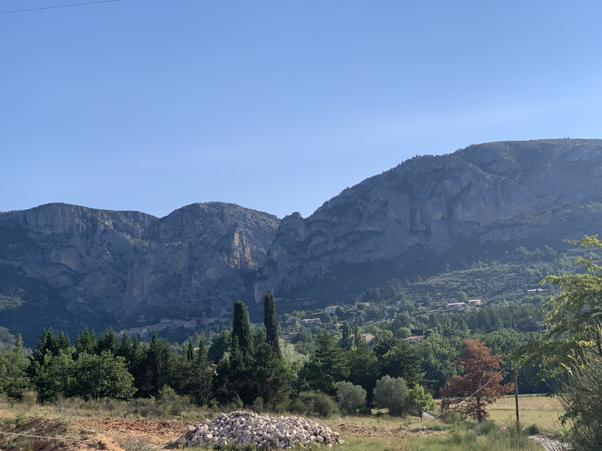 Downhill to Moustiers-Sainte-Marie